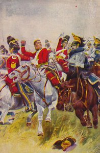 Die Royal Scots Greys. Der Angriff der Greys bei Waterloo, 1815, 1939
