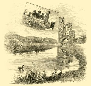 Die Ruinen der Mellifont Abbey, 1898 von Unbekannt