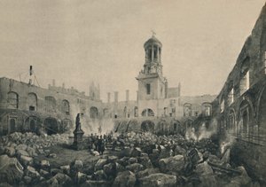 Die zweite Royal Exchange nach dem Brand 1838, 1928