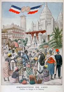 Der senegalesische Pavillon auf der Weltausstellung von 1900, Paris, 1900 von Unbekannt