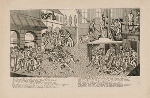 Die Septembermassaker von 1792. Der Tod der Prinzessin de Lamballe von Unbekannt