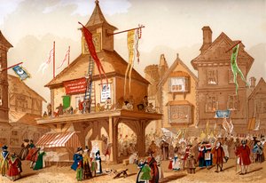 Das Shakespeare-Jubiläum in Stratford-upon-Avon, ca. 1850 von Unbekannt