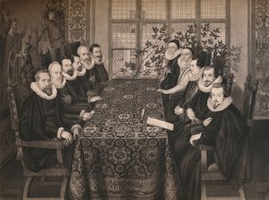 Die Somerset-Haus-Konferenz, 1604, 1604, 1904 von Unbekannt