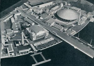 Das South Bank Gelände, 1951 von Unbekannt