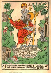 Der heilige Christophorus von 1423