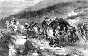 Die Postkutsche des letzten Jahrhunderts, 1855