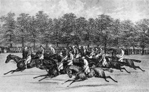 Der Start für den St. Leger, 1851, 1911
