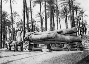 Die Statue von Ramses II., Kairo, Ägypten, ca. 1920er Jahre