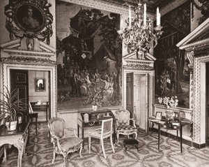 Der Wandteppichraum, Chiswick House, London von Unbekannt