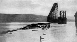 Das Tay-Brückenunglück, Schottland, 28. Dezember 1879, 1951 von Unbekannt