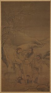 Der tränenreiche Abschied von Su Wu und Li Ling, Ming-Dynastie, 16. Jahrhundert