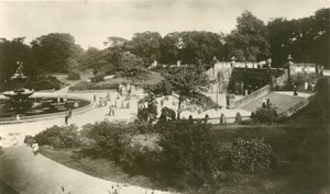 Die Terrasse und der Brunnen, Central Park, New York von Unbekannt