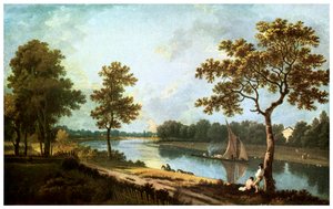 Die Themse, Twickenham, um 1762 1956
