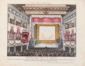 Das Theater in der Josefstadt, 1844 von Unbekannt