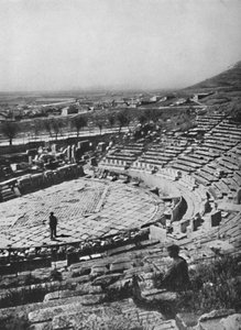 Das Theater des Dionysos am Südhang der Akropolis, 1913