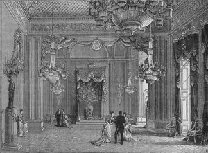 Der Thronsaal, Buckingham Palace, Westminster, London von Unbekannt