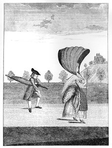 Die Gesellschaft in Greenwich: A la festoon dans le park a Greenwich 1777