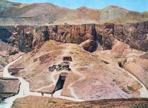 Das Tal der Könige, Luxor, Ägypten, 20. Jahrhundert von Unbekannt