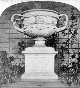 Die Warwick-Vase, Warwick Castle, Warwick, Warwickshire, spätes 19. Jahrhundert
