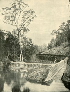 Das Wehr und die Flutung, Kirks Reservoir, 1901