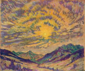 Die Wintersonne, um 1885-1925