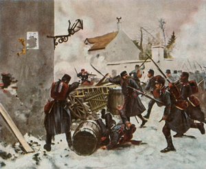 Die Württembergische Division bei Champigny, 2. Dezember 1870 von Unbekannt