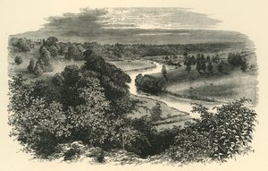 Der Wye, von Goodrich Castle, ca. 1890 von Unbekannt