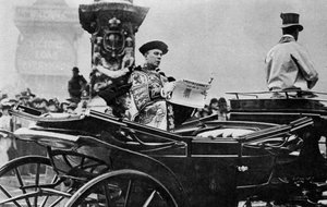 Die Verkündung des Vertrags von Versailles in ganz England durch königliche Proklamation, 1919, 1937 von Unbekannt