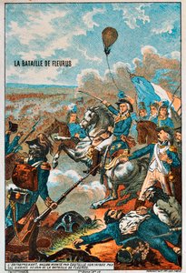 Der Ballon Entreprenant, geflogen von Coutelle, in der Schlacht von Fleurus, 1794 1890er Jahre von Unbekannt