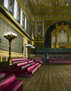 Der Ballsaal, Buckingham Palace, London, späte 19. oder frühe 20. Jahrhundert