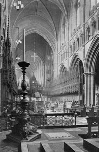 Der Chor, Chester Cathedral, Cheshire, 1924-1926