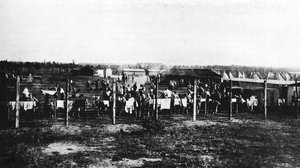 Das Konzentrationslager in Frith Hill, Camberley, 1914, 1915