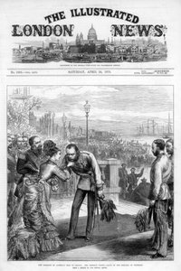 Das Titelblatt der Illustrated London News, 24. April 1875