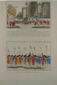 Der Abriss der Bastille, 14. Juli 1789 von Unbekannt