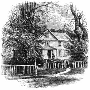 Das Haus von Amos Benson Alcott, Concord, Massachusetts von Unbekannt