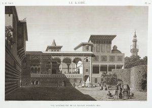Das Haus von Osman Bey, Ägypten, ca. 1798 von Unbekannt