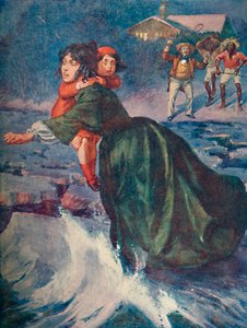 Das riesige grüne Eisfragment kippte und knarrte, 1929 von Unbekannt