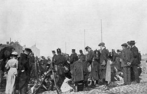 Die Mobilisierung zur Verteidigung von Lüttich, Belgien, 31. Juli 1914 von Unbekannt