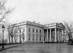 Das Nordportikus des Weißen Hauses, Washington D.C., USA, 1908 von Unbekannt