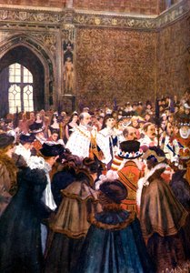 Die Eröffnung des Parlaments durch König Edward VII., ca. 1905