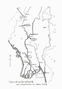 Die Operationen der Force Viper, Burma, Zweiter Weltkrieg, 1942-1943 von Unbekannt