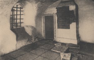 Die Gefängniszelle in der Festung Schlüsselburg