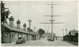 Das Achterdeck, Ausbildungseinrichtung der Royal Navy, Shotley, Suffolk, 1936