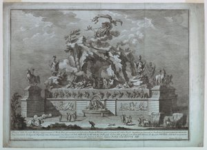Die Darstellung des Ätna mit der Schmiede des Vulkan von Unbekannt