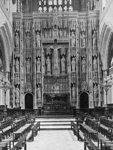 Der Hochaltar der Kathedrale von Winchester, 1924-1926 von Unbekannt