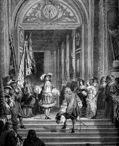 Die Rückkehr des Grand Condé nach Versailles, 1674 1882-1884 von Unbekannt