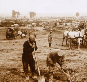 Der Bahnhof, Bray-sur-Somme, Nordfrankreich, ca. 1914-1918