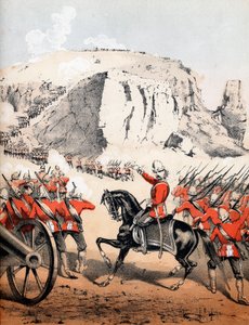 Der Sturm auf Magdala, Äthiopien, 13. April 1868 von Unbekannt