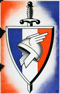 Das Symbol der Legion der französischen Freiwilligen, 1941-1944 von Unbekannt