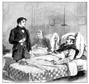 Der Toast der verwundeten Soldaten auf die Königin, ca. 1850er, 1888